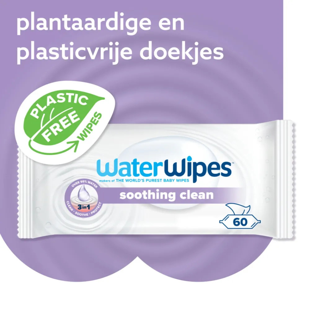 Billendoekjes Soothing 12x60 = 720 stuks^WaterWipes Best