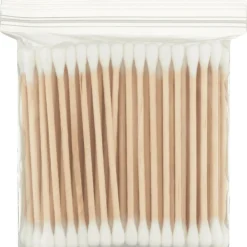 New Wattenstaafjes Hout in een Zakje 100 stuks Reiniging