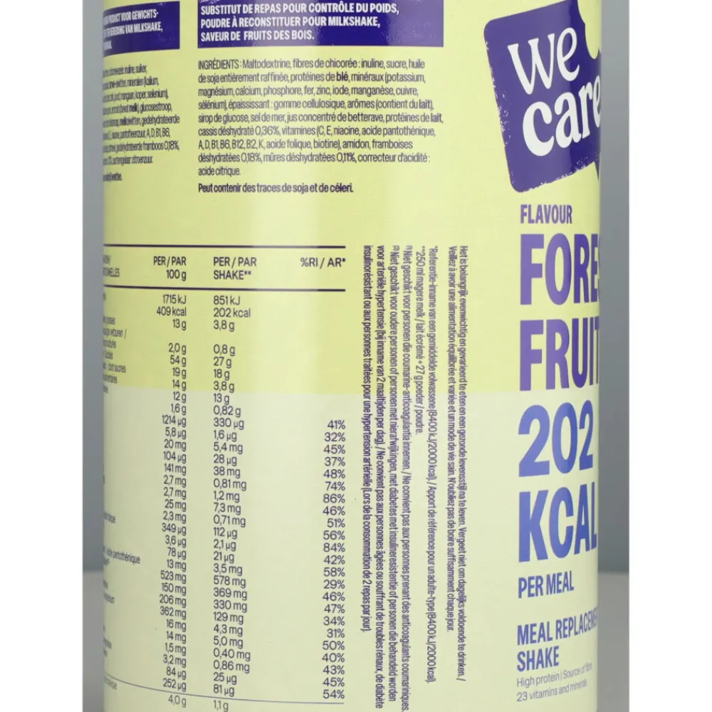 Dranken<WeCare Meal Replacement Shake Forest Fruit 436 gr