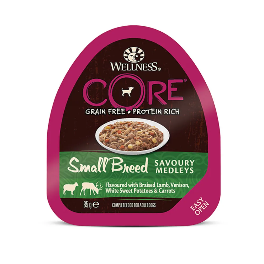 Hondenvoer<Wellness Core Hondenvoer Small Savoury Medleys Lam - Hert 85 gr