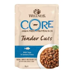 Kattenvoer Tender Cuts Tonijn 85 gr^Wellness Core New