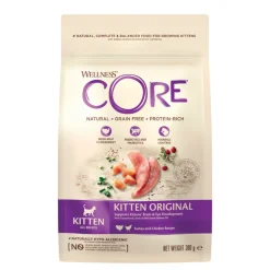 Kattenvoer Kitten Kalkoen - Zalm 300 gr^Wellness Core Best