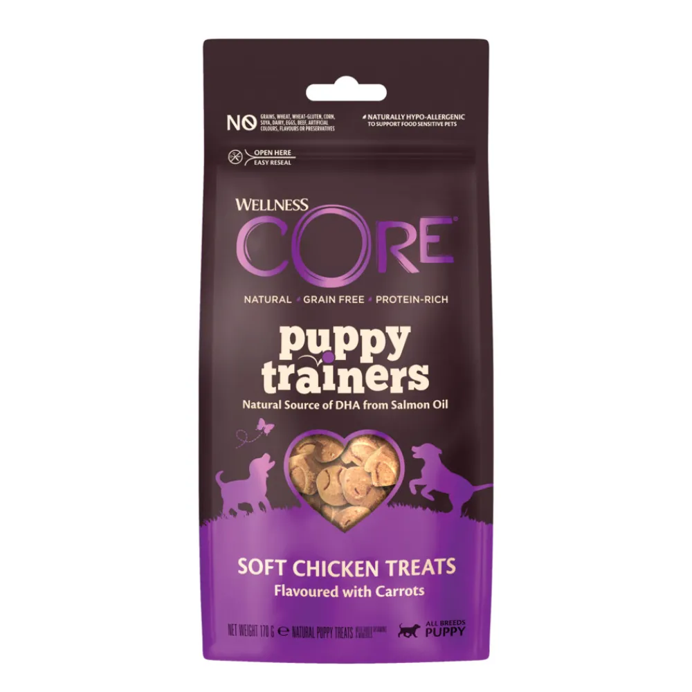 Puppy Trainers Kip - Wortel 170 gr^Wellness Core Discount