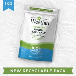 100% Natuurlijk Badzout Reviving Epsom 1000 gr Bad & Douche