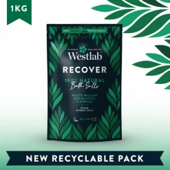 100% Natuurlijk Badzout Recover 1000 gr^Westlab Outlet