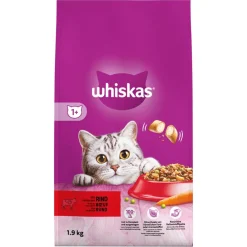 1+ Adult Katten Droogvoer Rund 1,9 kg^Whiskas