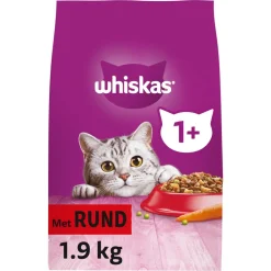 1+ Adult Katten Droogvoer Rund 1,9 kg^Whiskas