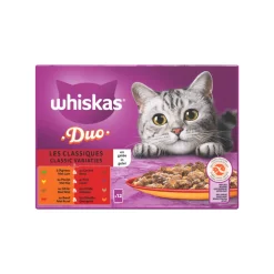 Hot Duo Senior Classic Variaties Multipack 12 x 85 gr Kattenvoer