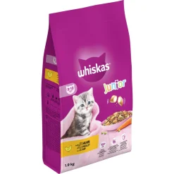 Kattenvoer<Whiskas Junior Kattenbrokken Kip 1,9 kg