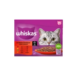Multipack Senior Classic Selectie in Saus 12 x 85 gr^Whiskas Hot