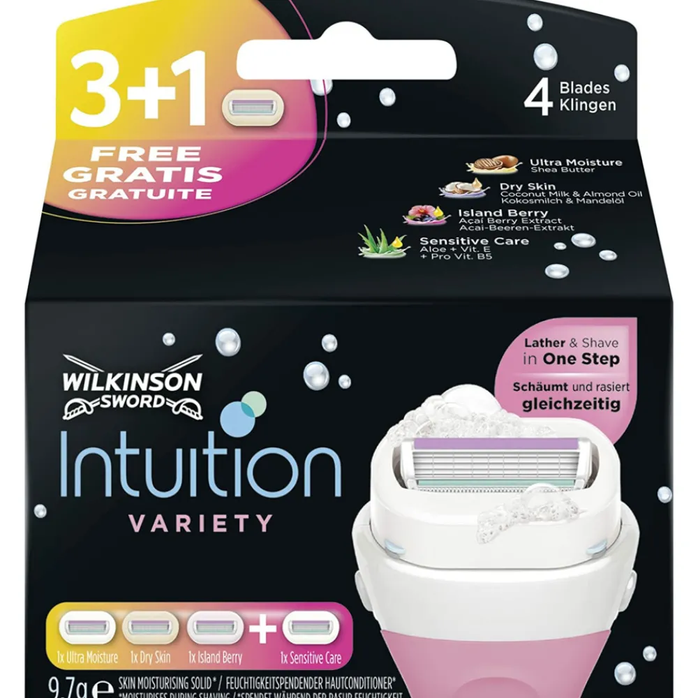Discount Intuition 2 in 1 Navulmesjes Variety 4 stuks Heren Scheren & Ontharen