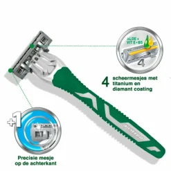 Scheren & Ontharen<Wilkinson Wegwerpscheermesjes Quattro Essential 4 4 stuks