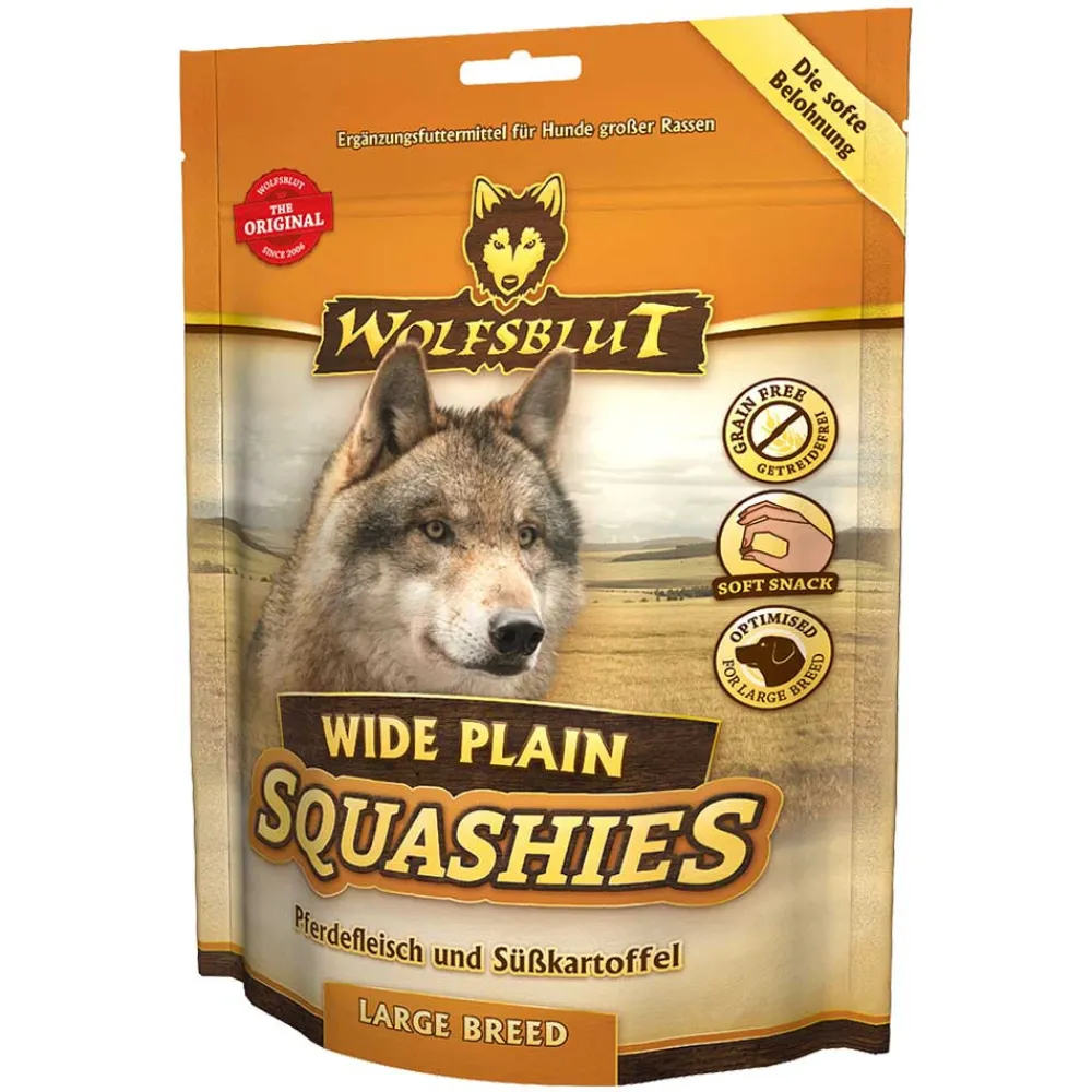 Snacks<Wolfsblut Squashies wide Plain L-breed 300 gr