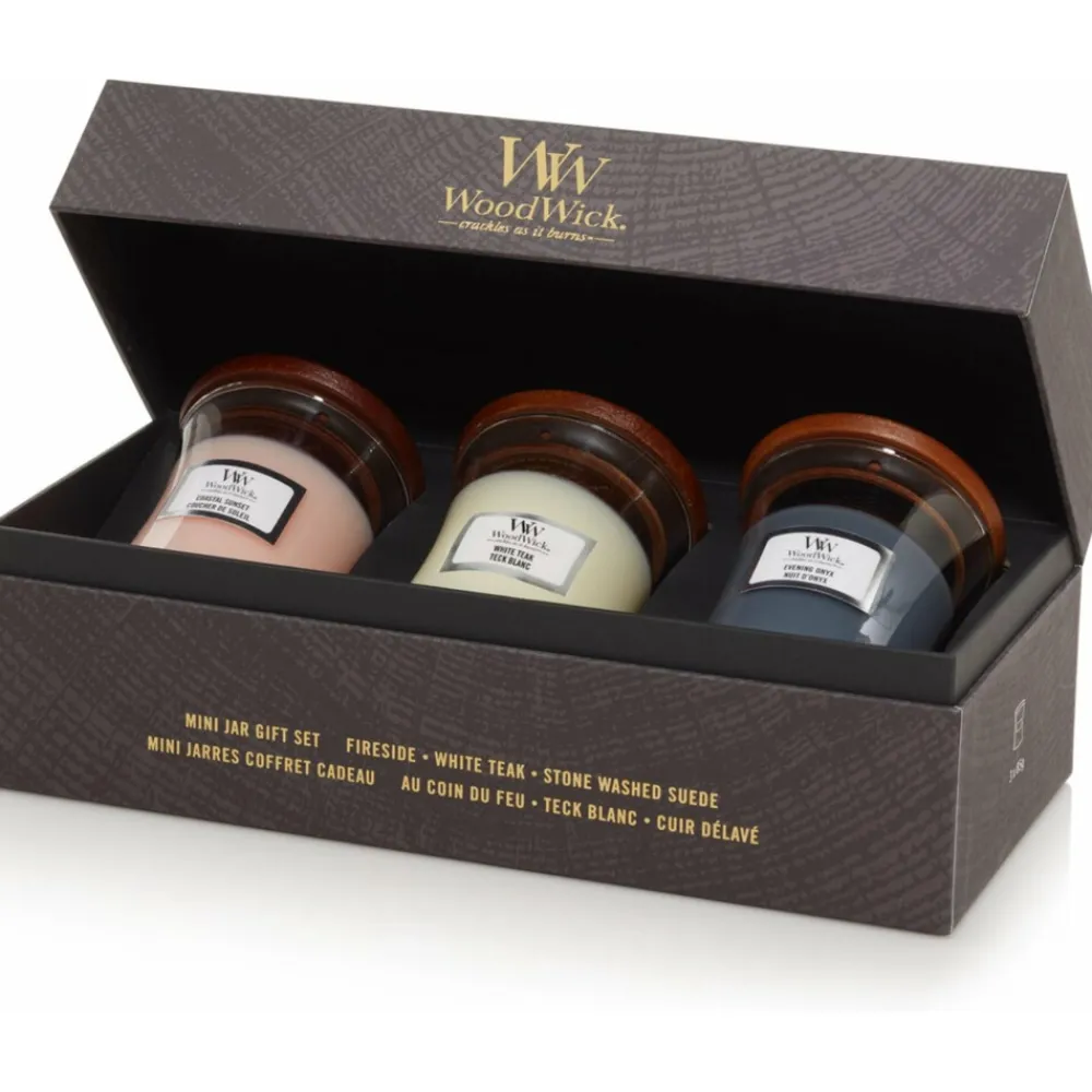Geurkaars Deluxe Geschenkset Mini Floral 3 x 85 gr^WoodWick Best