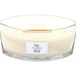 Clearance Geurkaars Ellipse White Teak 454 gr Kaarsen|Geurkaarsen