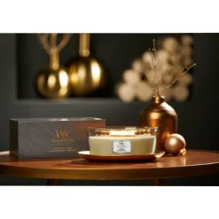 Geurkaars Ellipse Fireside Deluxe Geschenkset 454 gr^WoodWick Clearance