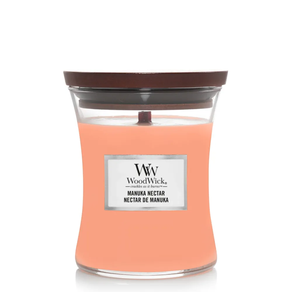 Kaarsen|Geurkaarsen<WoodWick Geurkaars Medium Manuka Nectar 275 gr
