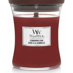 Geurkaars Medium Cinnamon Chai 275 gr^WoodWick Outlet