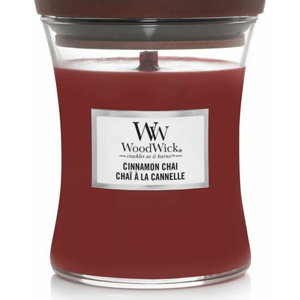 Geurkaars Medium Cinnamon Chai 275 gr^WoodWick Outlet