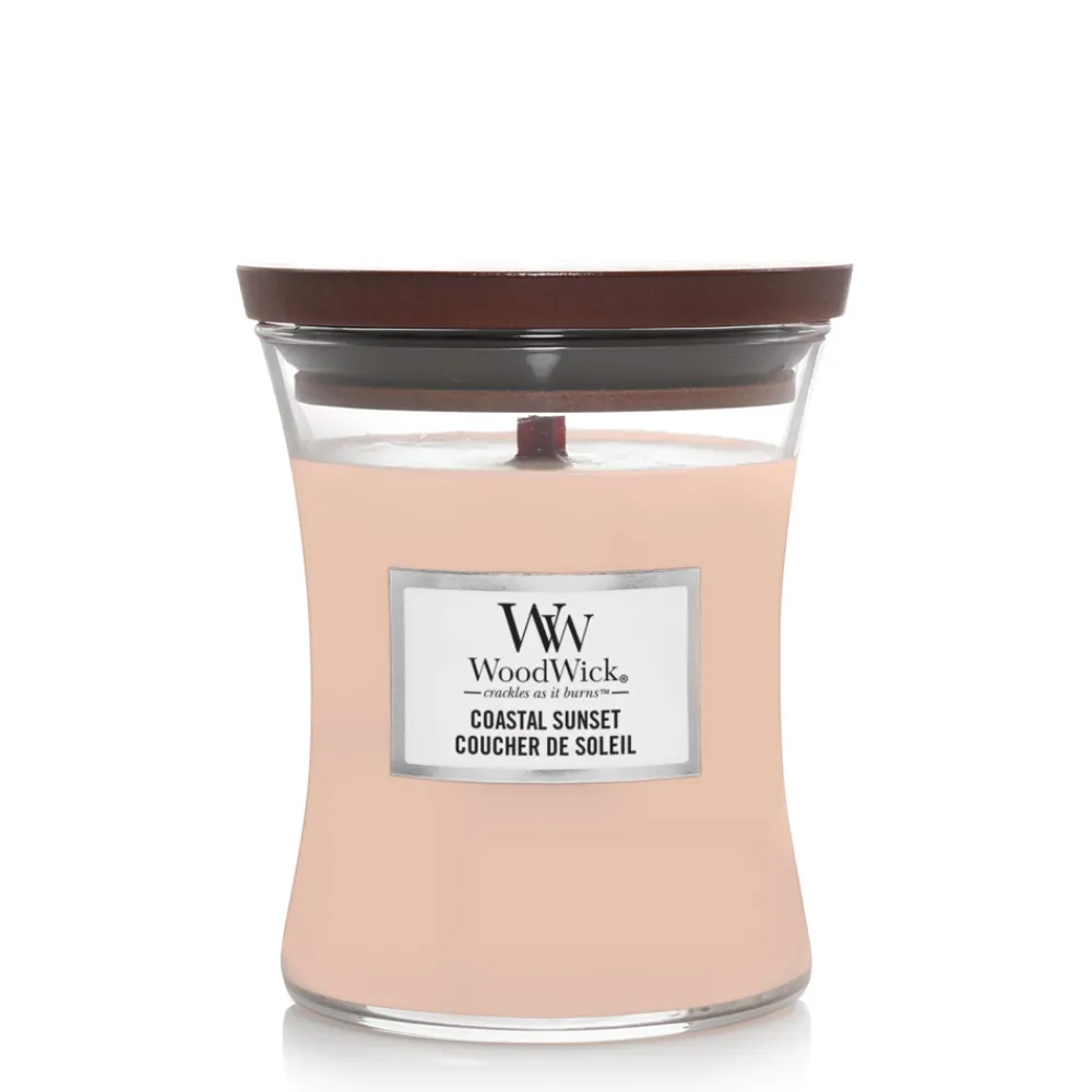 Kaarsen|Geurkaarsen<WoodWick Geurkaars Medium Coastal Sunset 275 gr