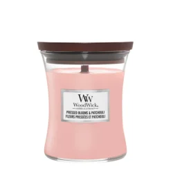 Geurkaars Medium Pressed Blooms & Patchouli 275 gr^WoodWick Discount