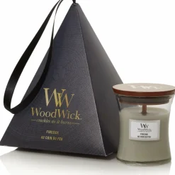 Kaarsen|Geurkaarsen<WoodWick Geurkaars Mini Fireside Deluxe Geschenkset 85 gr