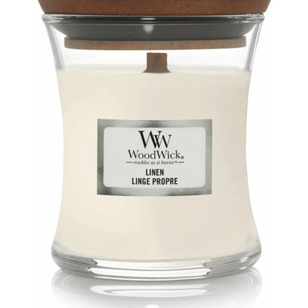 Geurkaars Mini Linen 85 gr^WoodWick Hot