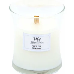 Geurkaars Mini White Teak 85 gr^WoodWick Sale