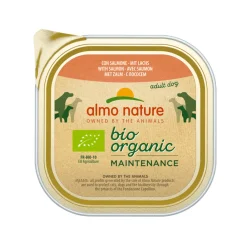 Hondenvoer<Almo Nature 9x Bio Organic Maintenance Hondenvoer Zalm 300 gr