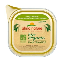 32x Bio Organic Maintenance Hondenvoer Kip & Groenten 100 gr^Almo Nature Hot