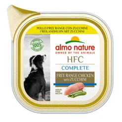 17x HFC Alu Hondenvoer Nat Blikje Vrije Kip 85 gr^Almo Nature Hot