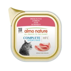 Kattenvoer<Almo Nature 17x HFC Alu Kattenvoer Nat Blikje Ham 85 gr