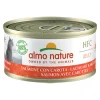 Kattenvoer<Almo Nature 24x HFC Jelly Kattenvoer Nat Zalm & Wortel 70 gr