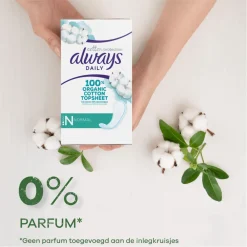 Intiemhygiëne<Always 10x Dailies Inlegkruisjes Cotton Protection Normal 38 stuks