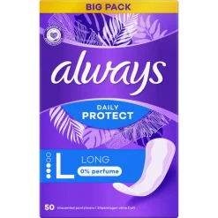 Intiemhygiëne<Always 4x Inlegkruisjes Dailies Extra Protect Large 50 stuks