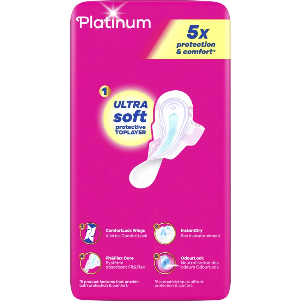 Discount 8x Maandverband Platinum Normal 24 stuks Intiemhygiëne
