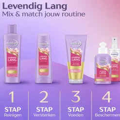 Haarmasker<Andrélon 6x Leave-In Creme Levendig Lang 200 ml