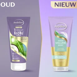 Haarmasker<Andrélon 6x WOW Masker Kokos Volume Boost 180 ml