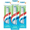 3x Tandenborstel Clean Control Medium^Aquafresh Hot