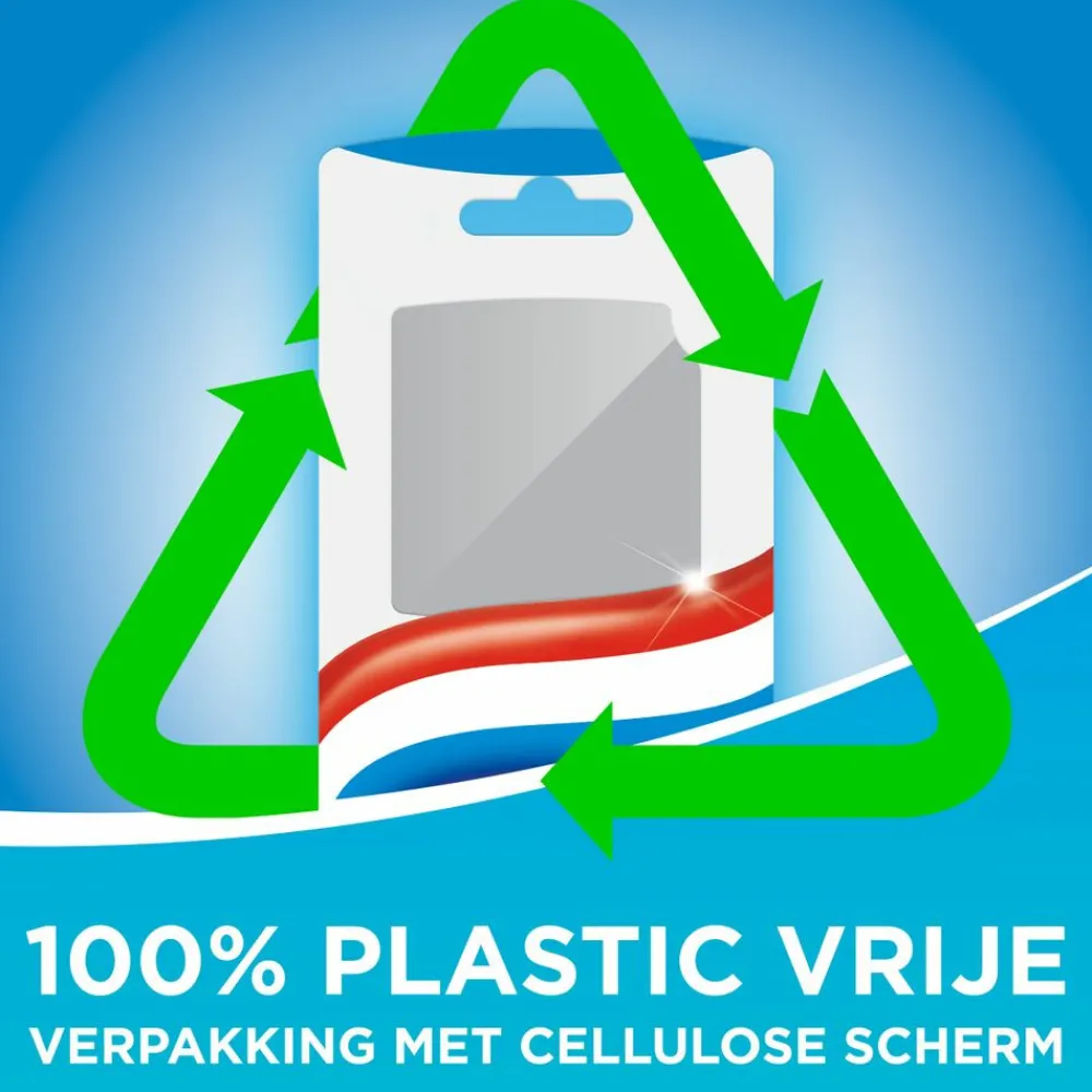 3x Tandenborstel Clean Control Medium^Aquafresh Hot