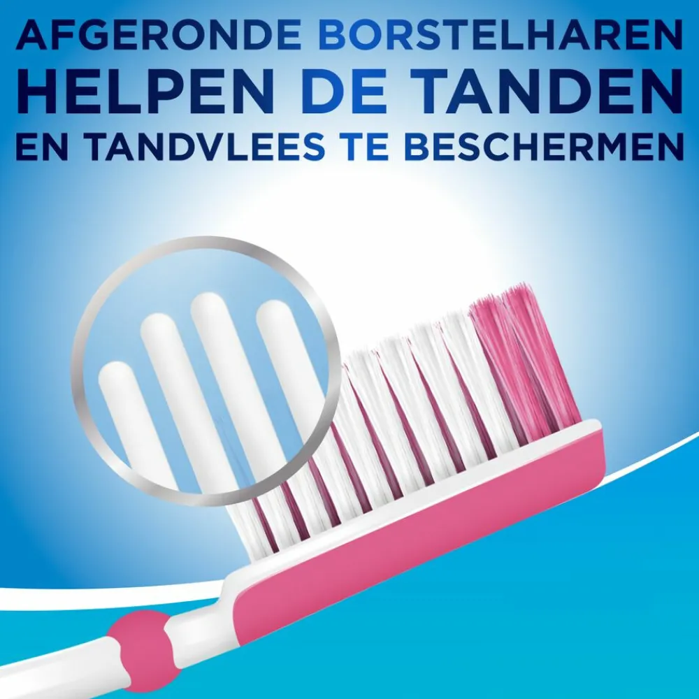 3x Tandenborstel Clean Control Medium^Aquafresh Hot