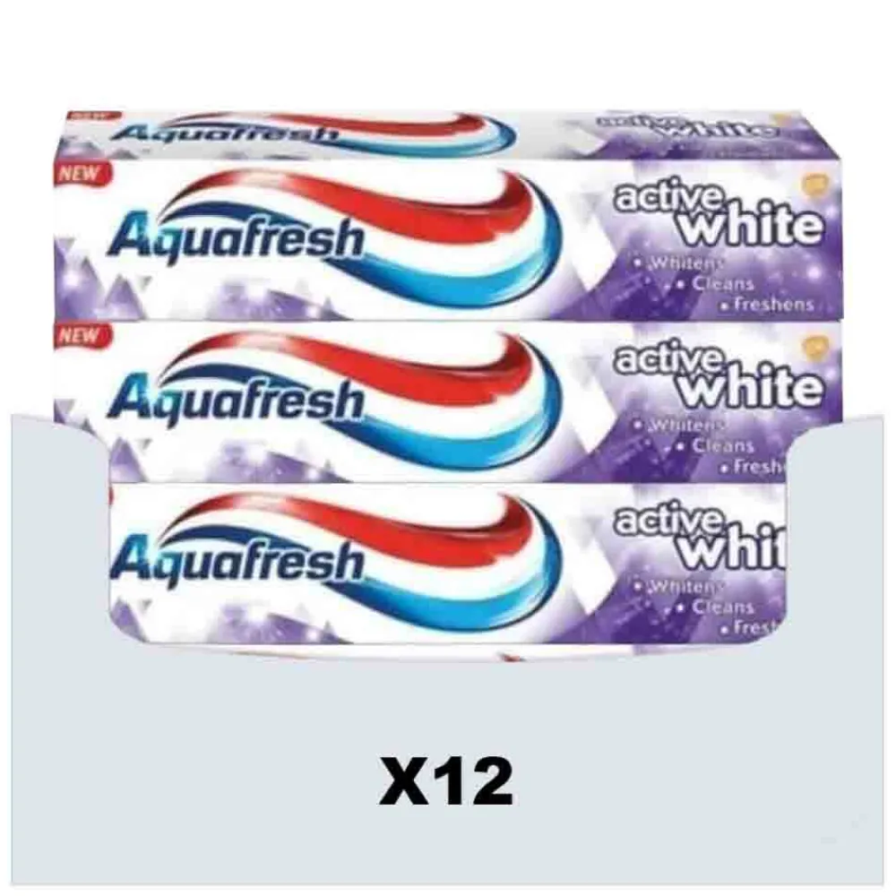 Mondverzorging<Aquafresh 12x Tandpasta Active White 100 ml