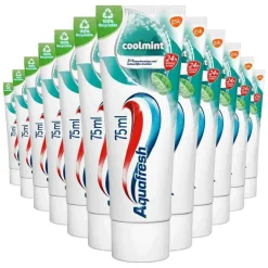 12x Tandpasta Coolmint 75 ml^Aquafresh Clearance