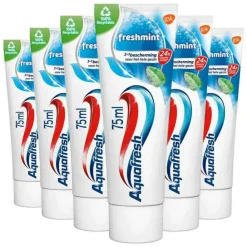 Clearance 6x Tandpasta Freshmint Frisse Adem 75 ml Spoelen & Poetsen