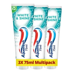 Spoelen & Poetsen<Aquafresh 6x Tandpasta White & Shine 3 stuks