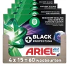 Wasmiddel<Ariel 4x 4in1 Wasmiddel Pods Revitablack 15 stuks