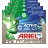 Wasmiddel<Ariel 4x 4in1 Wasmiddel Pods Actieve Geurbestrijding 15 stuks