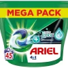 Wasmiddel<Ariel 3x 4in1 Wasmiddel Pods Lenor Unstoppables 45 stuks