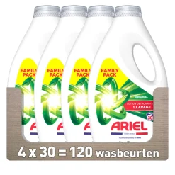 4x Vloeibaar Wasmiddel Original 30 Wasbeurten 1350 ml^Ariel