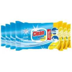 6x Multi Purpose Reinigingsdoekjes Lemon 55 stuks^At Home Online